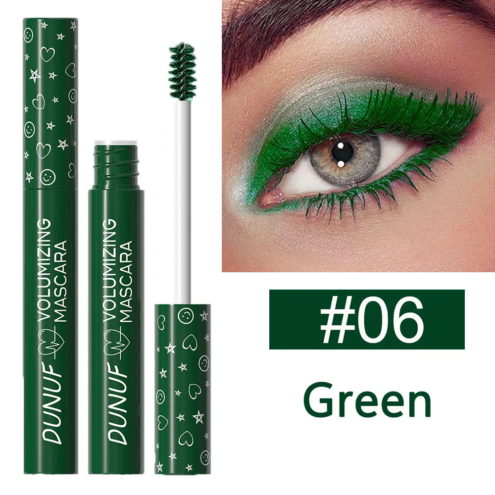 Colorful Curling Waterproof Mascara - Fast Dry & Extension Effect