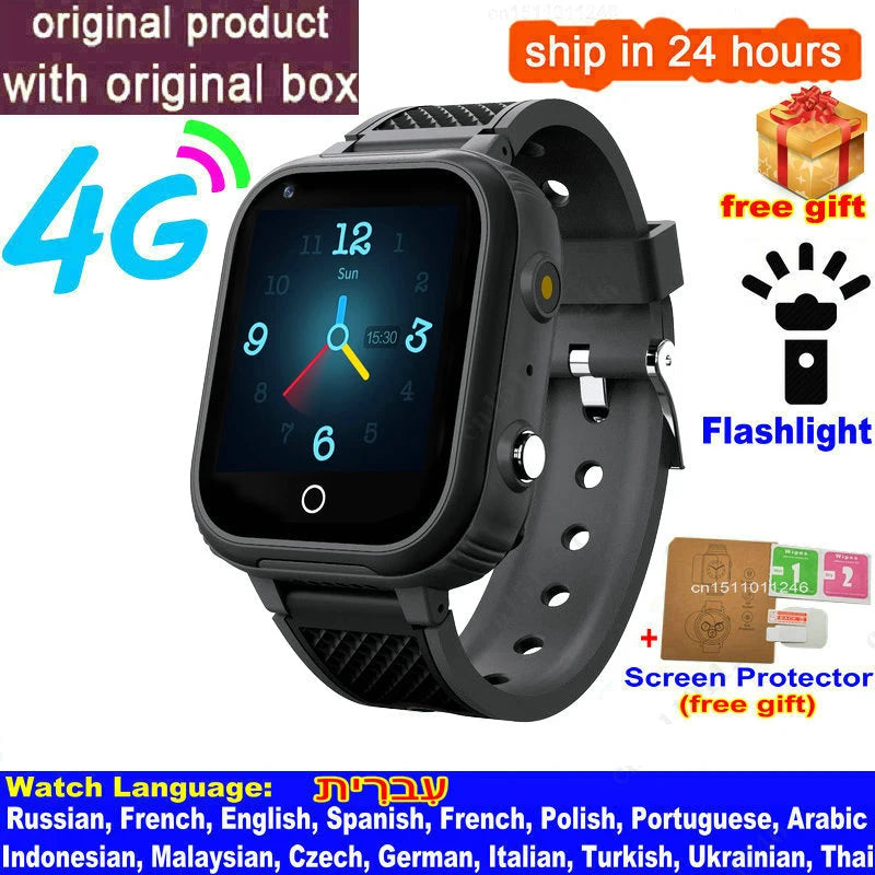 LT21 Kids 4G Smartwatch - GPS, Video Call, SOS, IP67 Waterproof