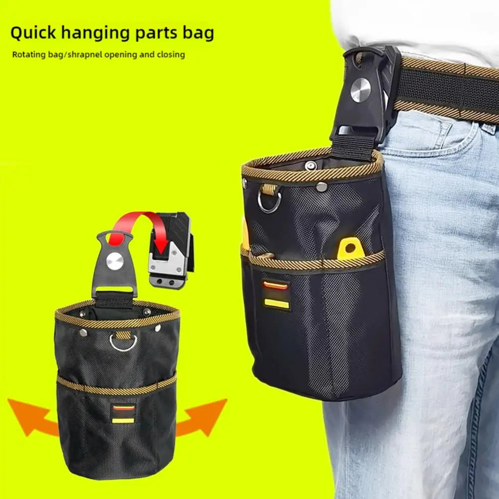 Vabena Oxford Cloth Rotatable Tool Waist Bag | Electrician Woodworking Organizer