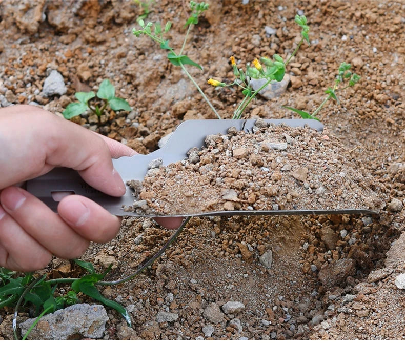 Tiartisan Titanium Mini Trowel - Ultralight Camping Hiking Garden Shovel