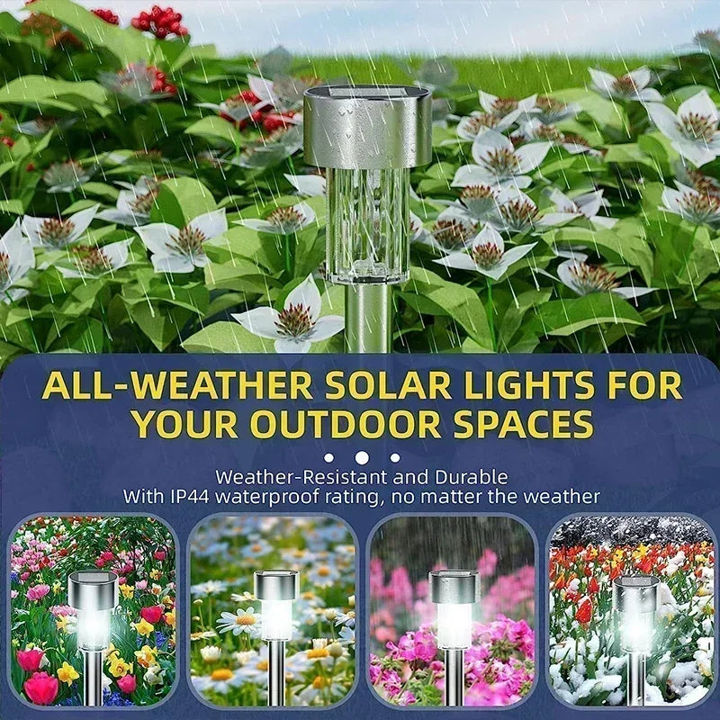 Vabena Solar Garden Lights Outdoor - Waterproof LED Landscape Pathway Lamps (10/20/30 Pcs)