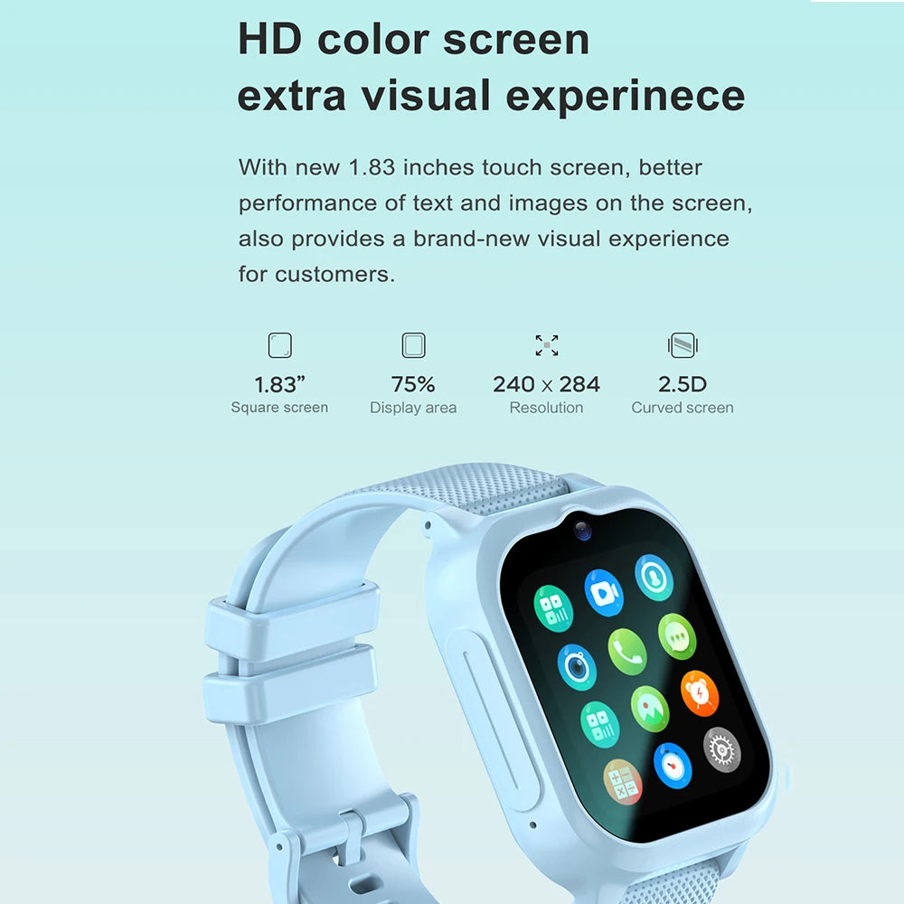 Vabena Kids Smart Watch 4G GPS Video Call SOS - Child Phone Watch