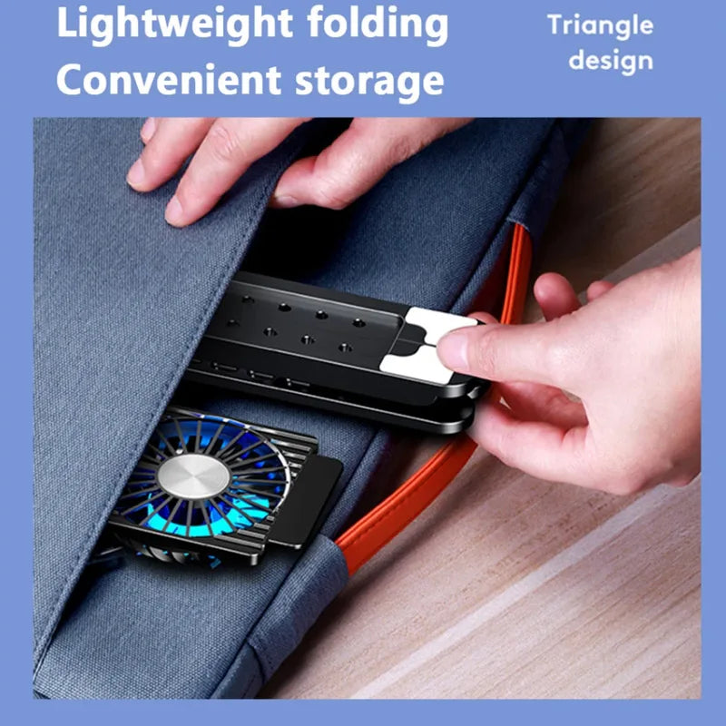 Vabena Laptop Cooling Stand - Portable Ergonomic Riser