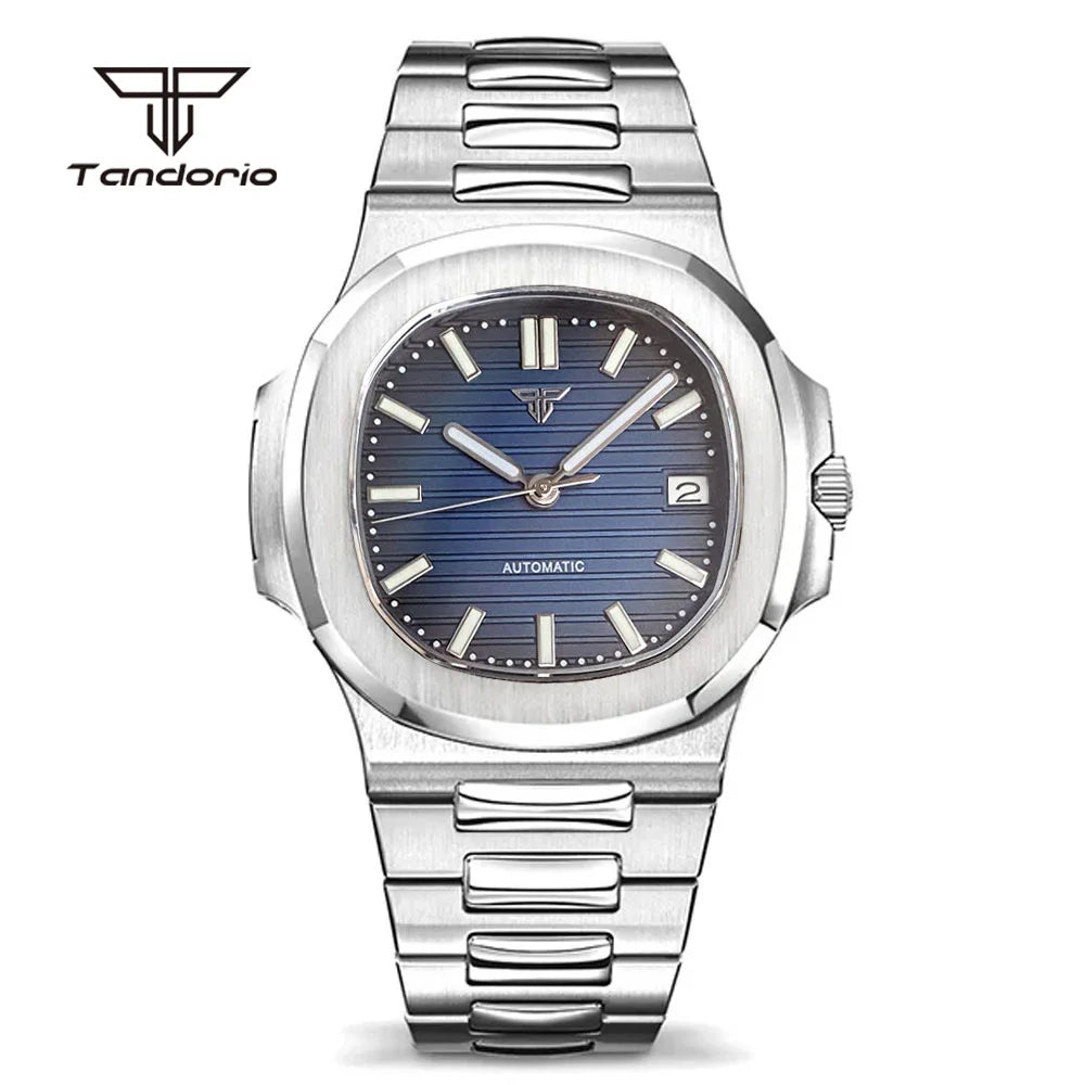Tandorio Square Automatic Watch - Sapphire, Lume, NH35