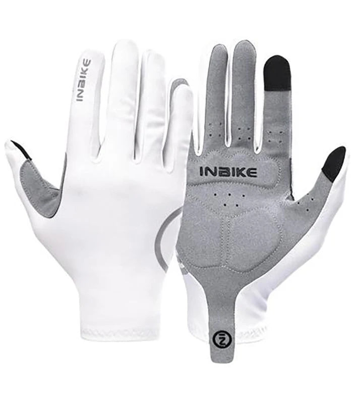 INBIKE Full Finger Touch Screen Cycling Gloves - MTB Road Bike Spring Summer
