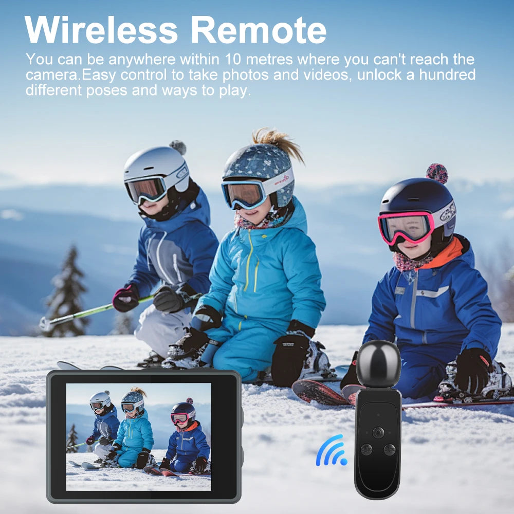 Ourlife MTR40 5K Action Camera with 2" IPS Touch Screen | Capture Adventures