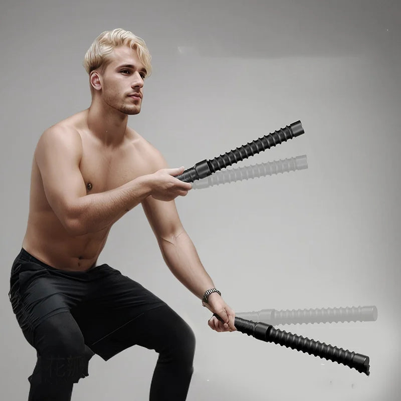 2pcs Elastic Battle Ropes for Dynamic Strength & Throwing Training