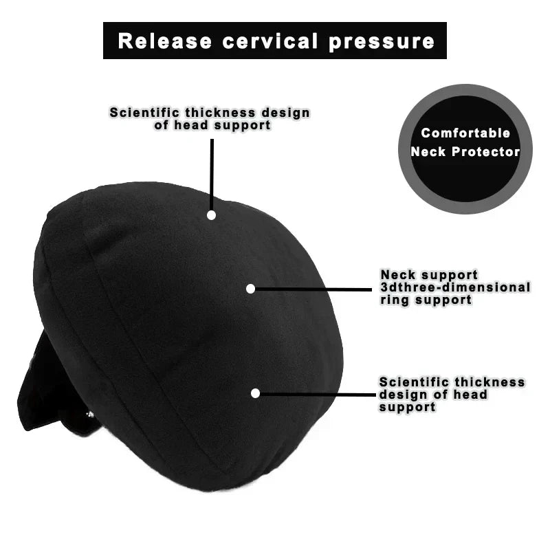 Premium Car Neck Support Pillow | Soft & Breathable Headrest Cushion | Maybach S Class Design