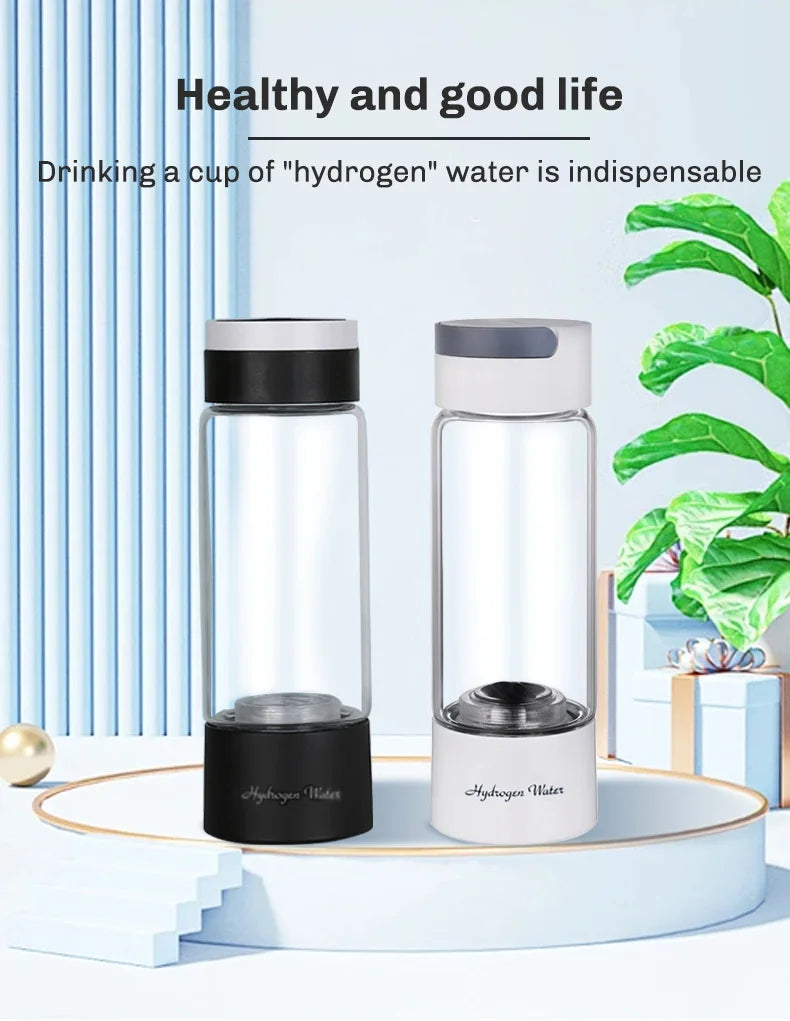 Portable Hydrogen Water Generator Bottle - Titanium Filter