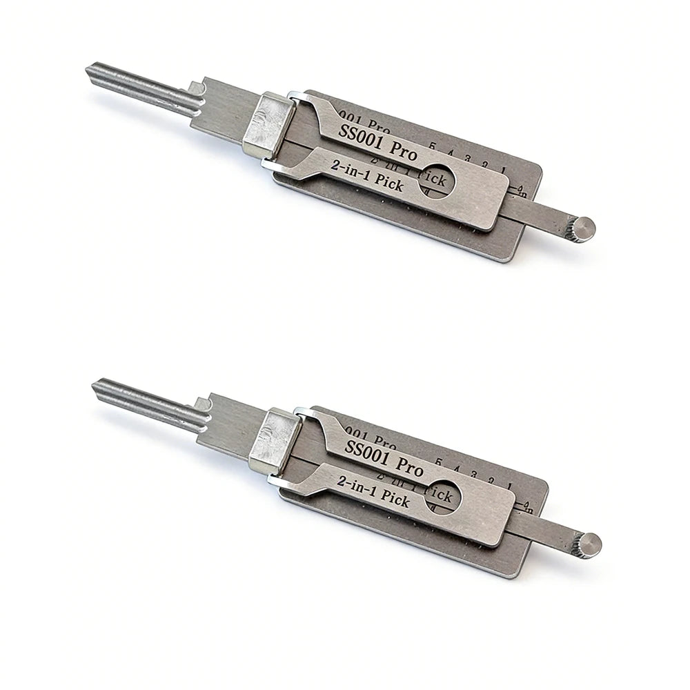 Professional SS001Pro SS002Pro 2-in-1 Key Decoder & Locksmith Tool Kit