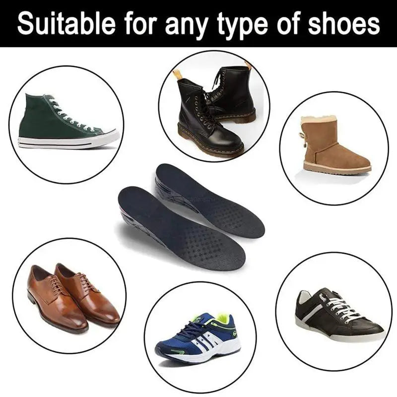 Height Increase Insoles - Air Cushion Shoe Lifts (3-9cm) for Men & Women
