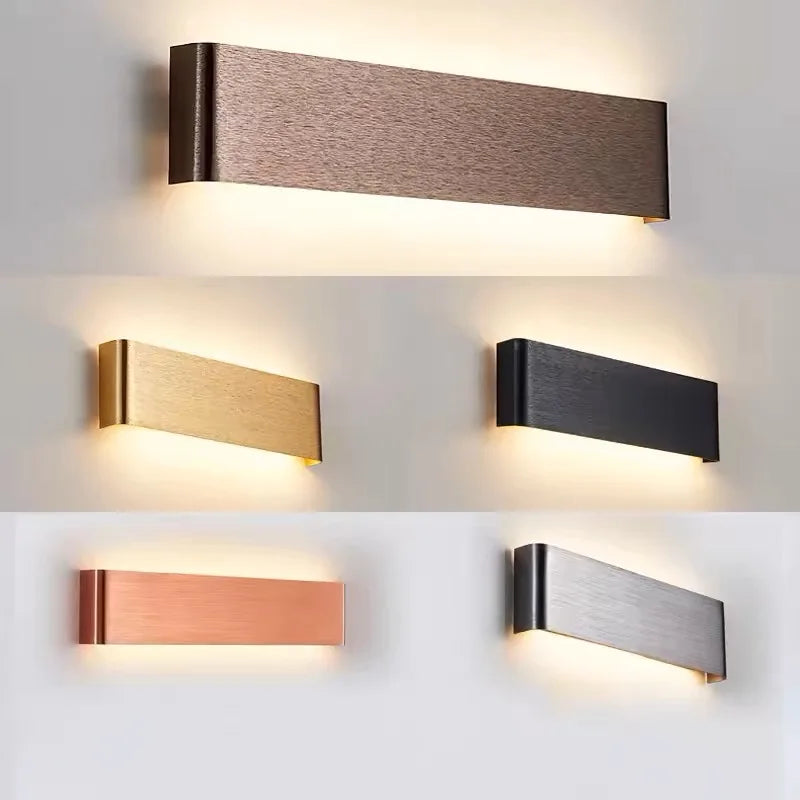 Modern LED Wall Lamp Sconce - Indoor Lighting Fixture for Bedside, Living Room, Stairs, Bathroom & Home Decor