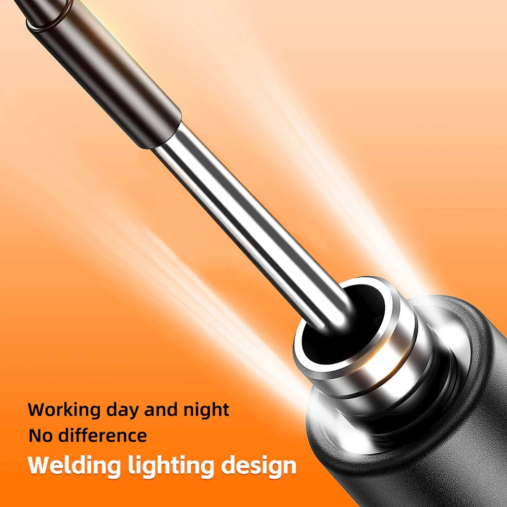 Cordless USB Digital Soldering Iron - Adjustable Temp 300-450°C Type-C 1000mAh
