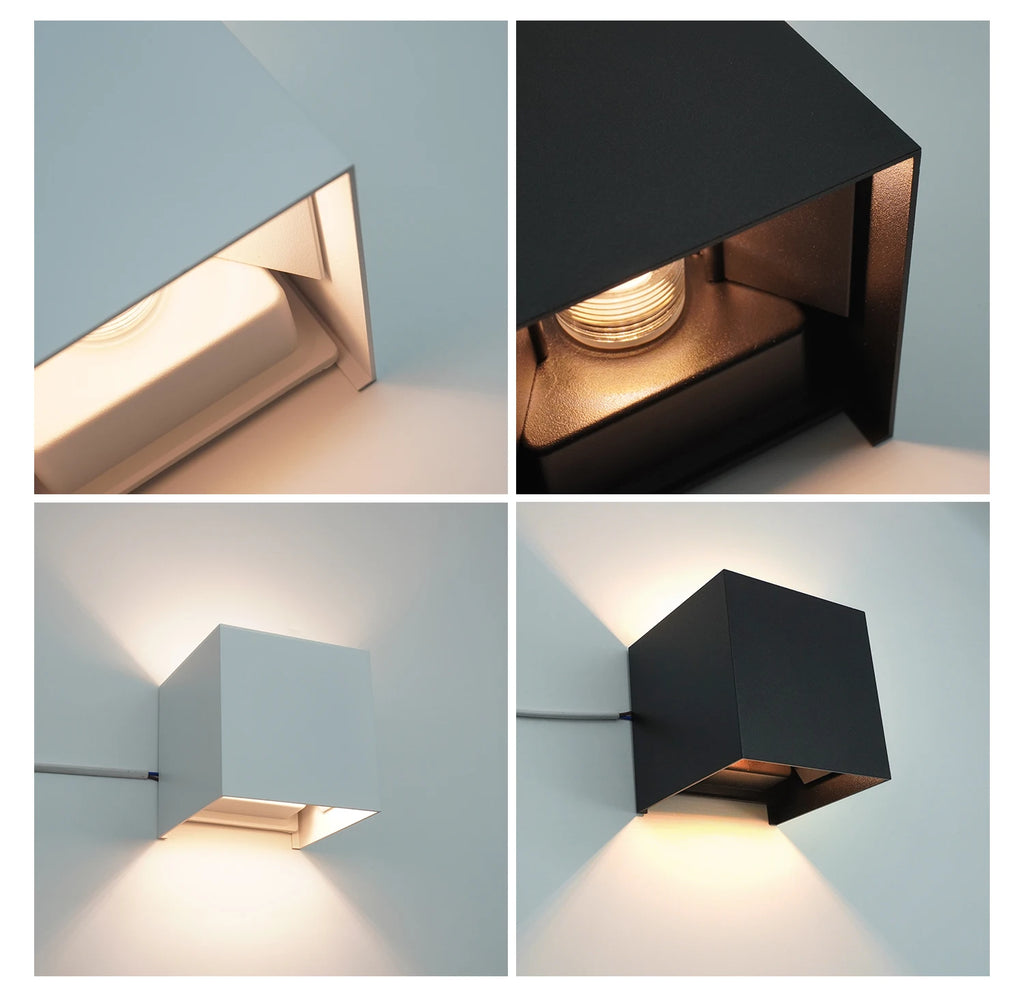 KICAAO Modern Architectural Waterproof LED Wall Lamp | Outdoor Lighting