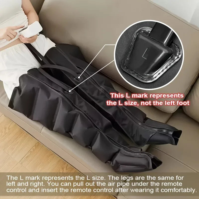 Leg & Foot Air Wave Massager Boots | Smart Circulation Recovery