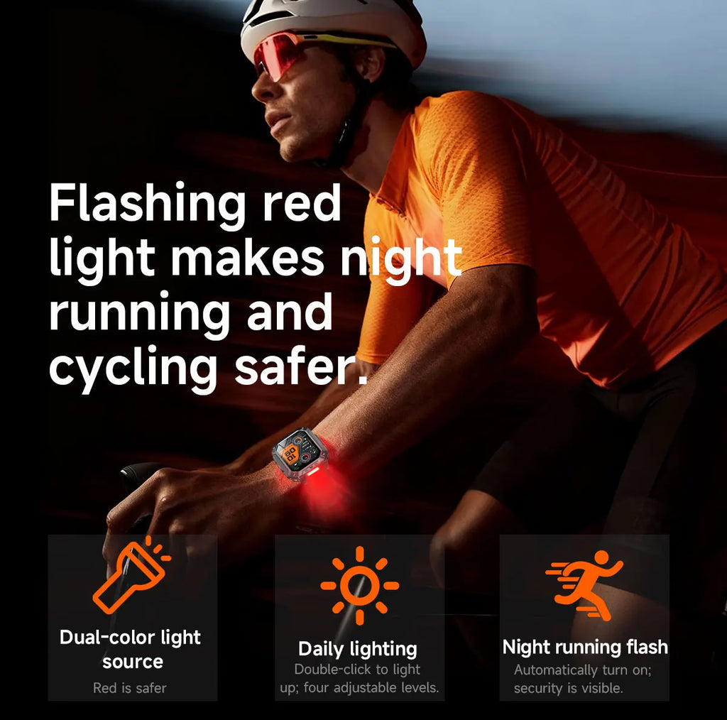 Apex Outdoor Smartwatch | GPS, Flashlight, AMOLED, 10ATM - Your Ultimate Adventure Companion