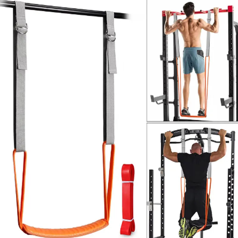 Adjustable Pull Up Assistance Band | Power Resistance Training for Home Fitness
