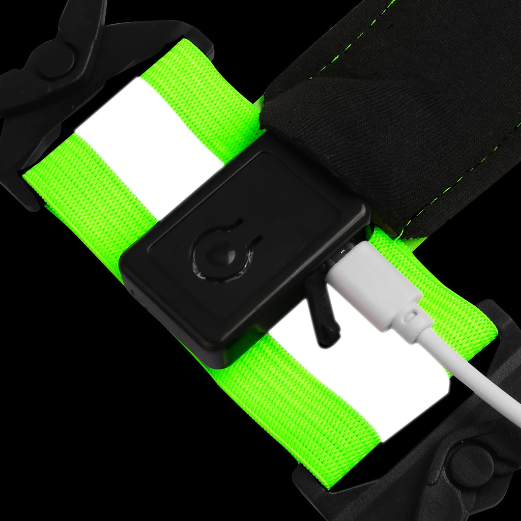 Enhanced Visibility Reflective Safety Vest - Adjustable for Running & Cycling