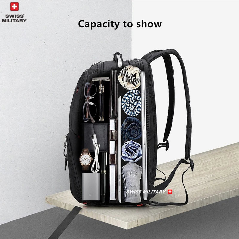 SWISS MILITARY Heavy-Duty Travel Backpack | Durable & Spacious