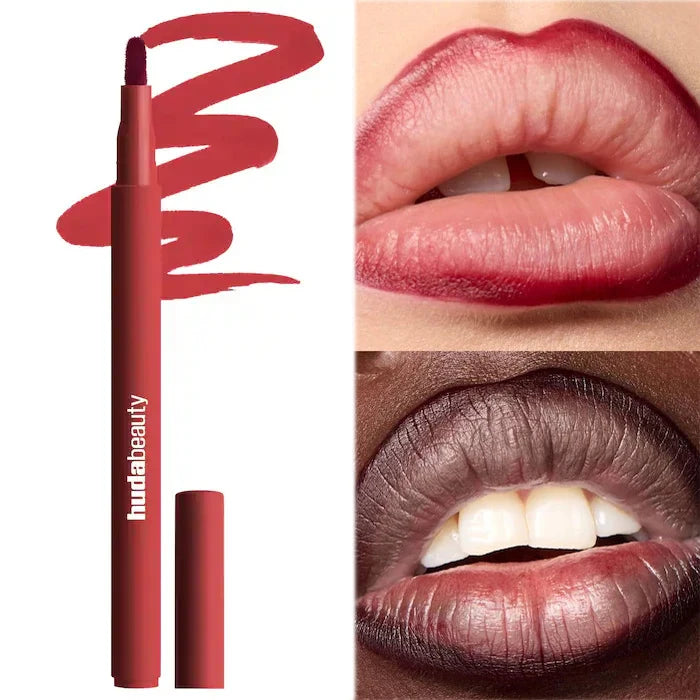 Vabena Velvet Brown Lip Liner Pencil - Matte, Waterproof & Non-Stick Lip Contour