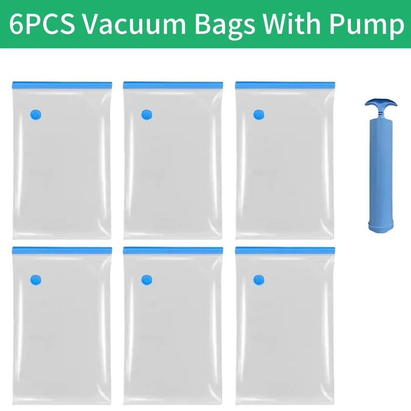 Vacuum Storage Bags 1-10 Pack | Space Saver for Comforters & Travel
