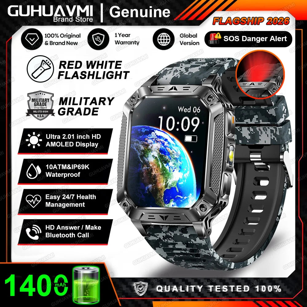 Apex Outdoor Smartwatch | GPS, Flashlight, AMOLED, 10ATM - Your Ultimate Adventure Companion