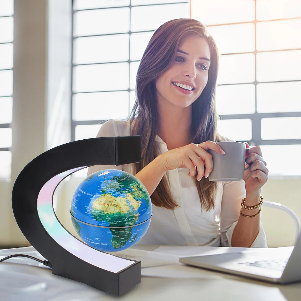 Magnetic Levitation Globe LED World Map | Unique Home Decor Gift