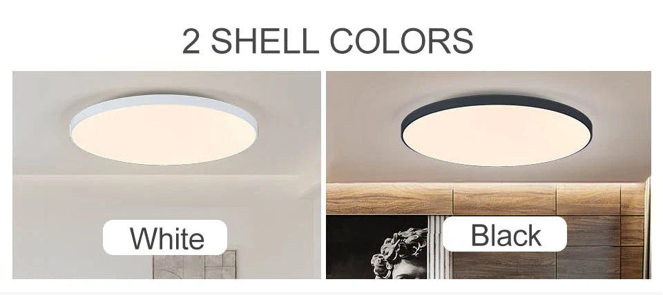 Modern Smart Dimmable LED Ceiling Light with App & Remote Control
