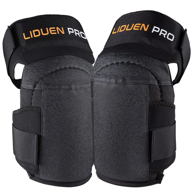Flooring Knee Pads - Extra-Wide Gel & Foam Cushion, Anti-Slip
