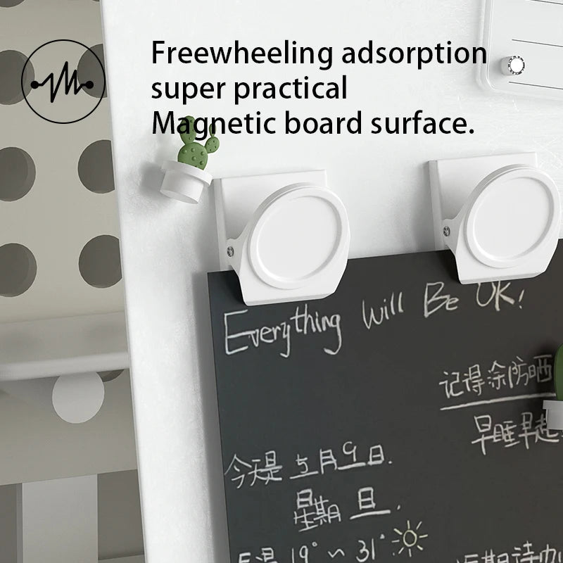 Magnetic Desk Bulletin Board with Stand & Clamp | Tabletop Display