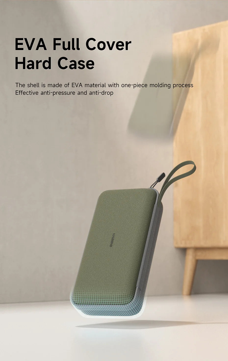 Hagibis Travel Cable Organizer Bag - Portable Electronics Carry Case