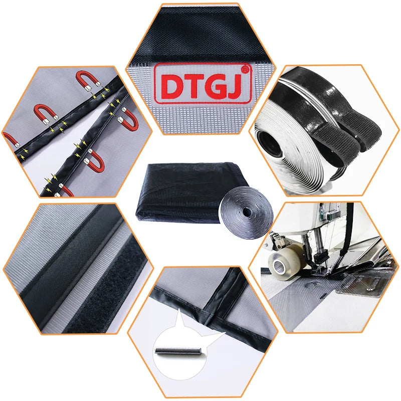 Magnetic Door Screen | Insect Mosquito Net | Auto Closing Mesh