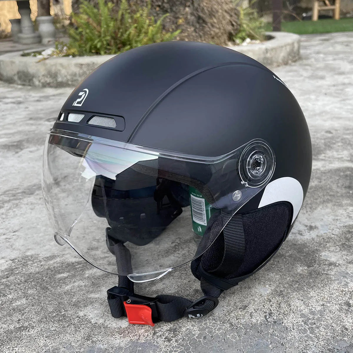 PEMILA Cycling Helmet with Goggles, Ear Protection & Reflective Safety - Adult MTB Road E-Bike