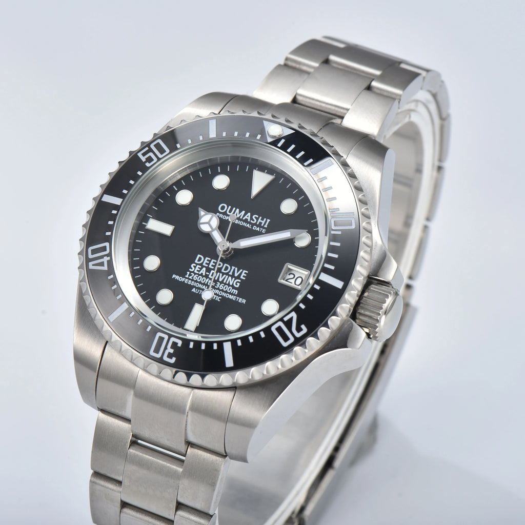 Men's 44mm Deep Sea Automatic Mechanical Dive Watch