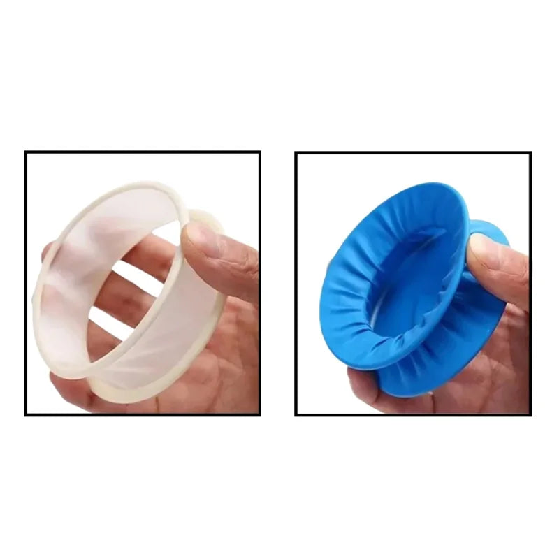 JUMTOP 10Pcs Dental O-Shape Disposable Rubber Dam Mouth Retractors