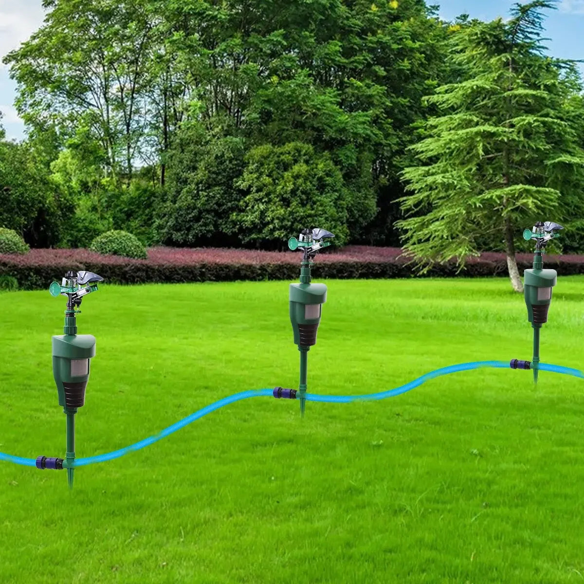 Motion Sprinkler Animal Deterrent - Garden Pest Control Jet Spray