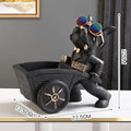 Vabena Dog Statue Storage Box - Resin Animal Figurine Home Decor