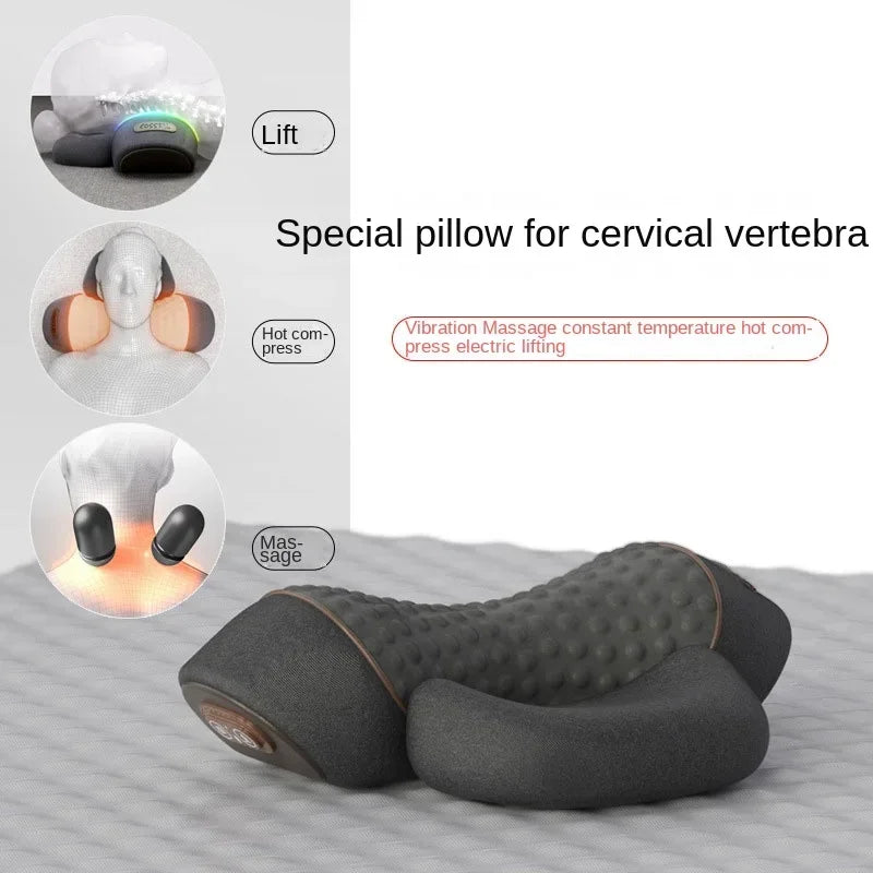 Vabena Electric Neck Massager: Cervical Pillow, Heat, Vibration & Stretch