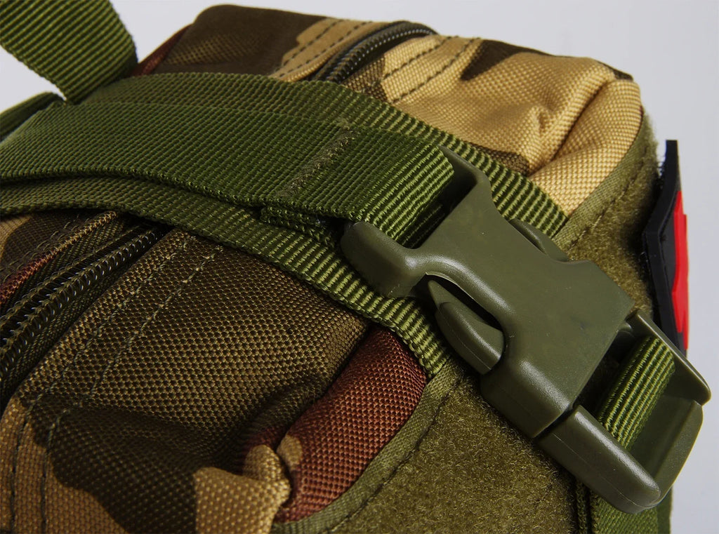 Tactical IFAK First Aid Survival Kit - 18 EMT Emergency Items MOLLE Pouch