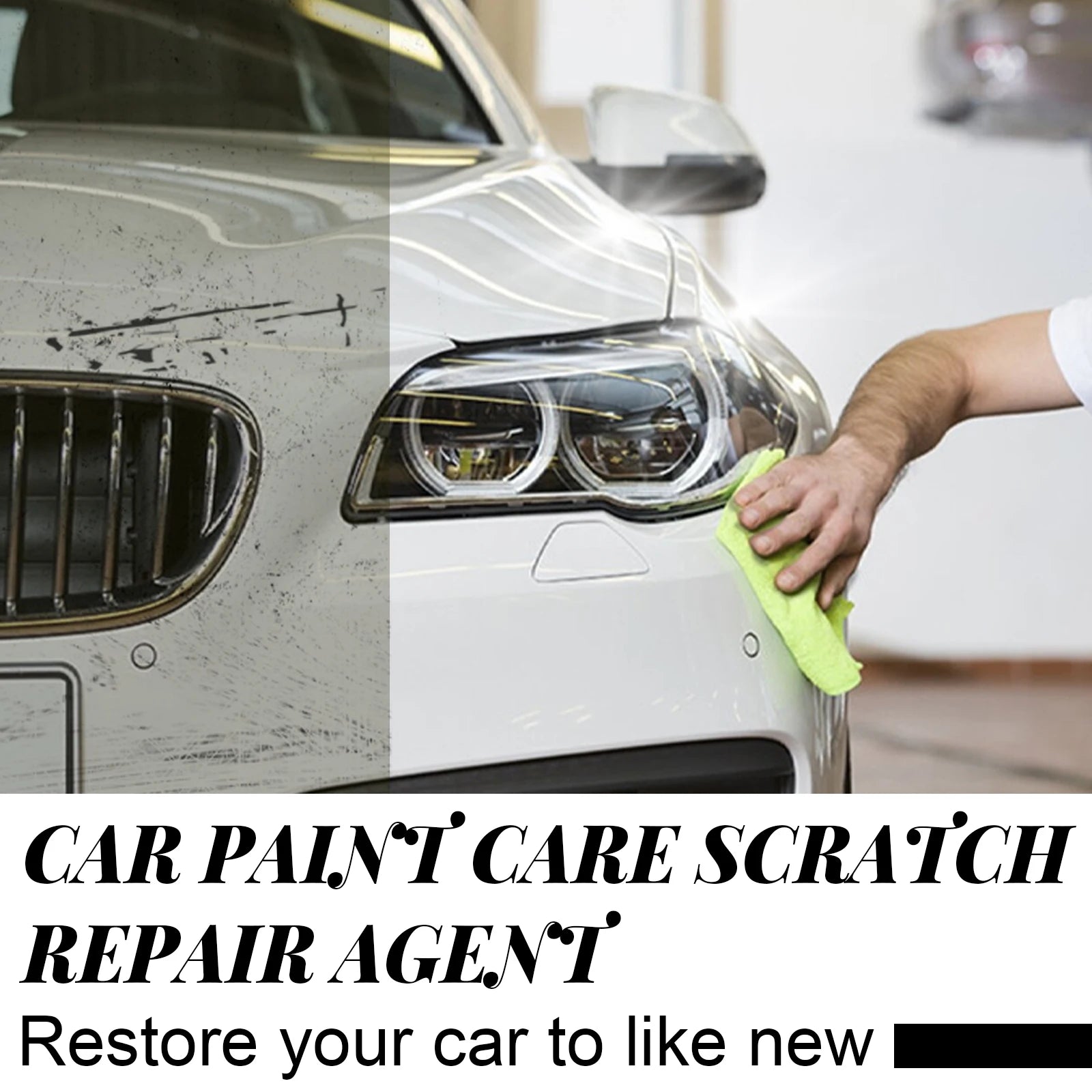 Car Scratch Remover & Paint Repair Wax | All Colors Brightening Coating