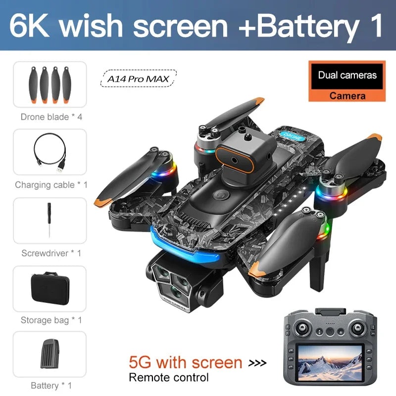 Lenovo A14Pro Max 4K GPS Drone | Dual Pro Camera | Advanced Aerial Photography