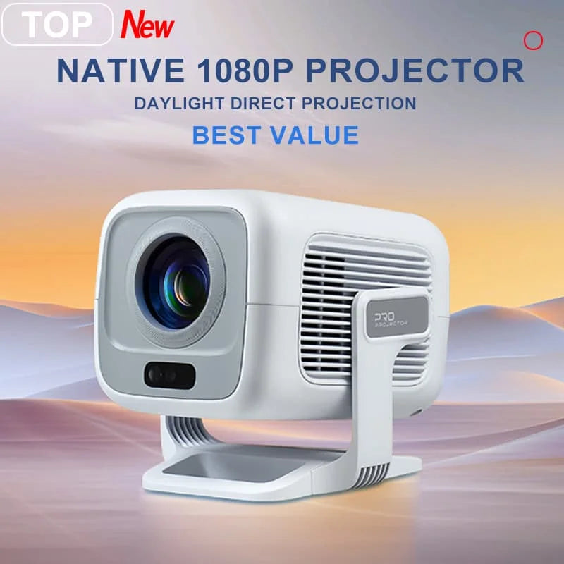 DITONG X3Plus HD Projector | Native 1080P 4K WIFI6 Android