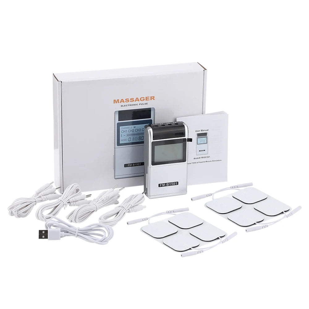 Vabena 15 Modes EMS TENS Electric Muscle Stimulator Pain Relief Device