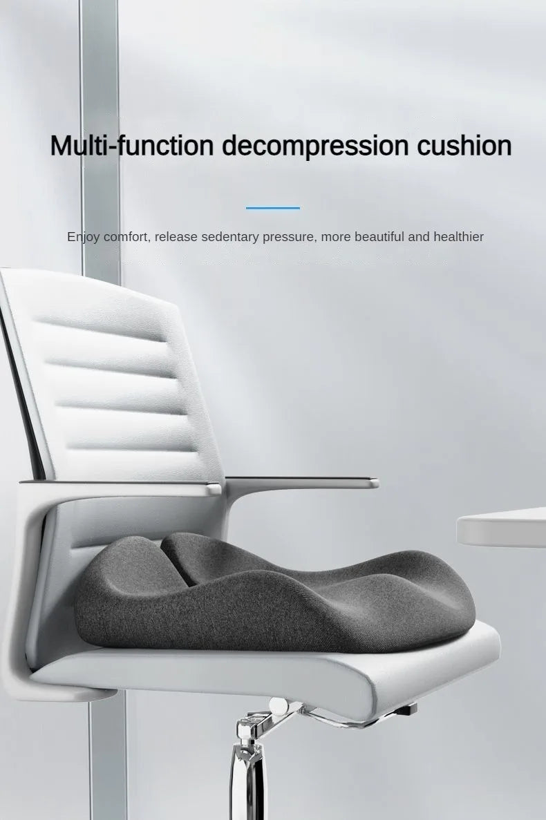 Sciatica & Tailbone Pain Relief Cushion - Office & Car Seat Comfort