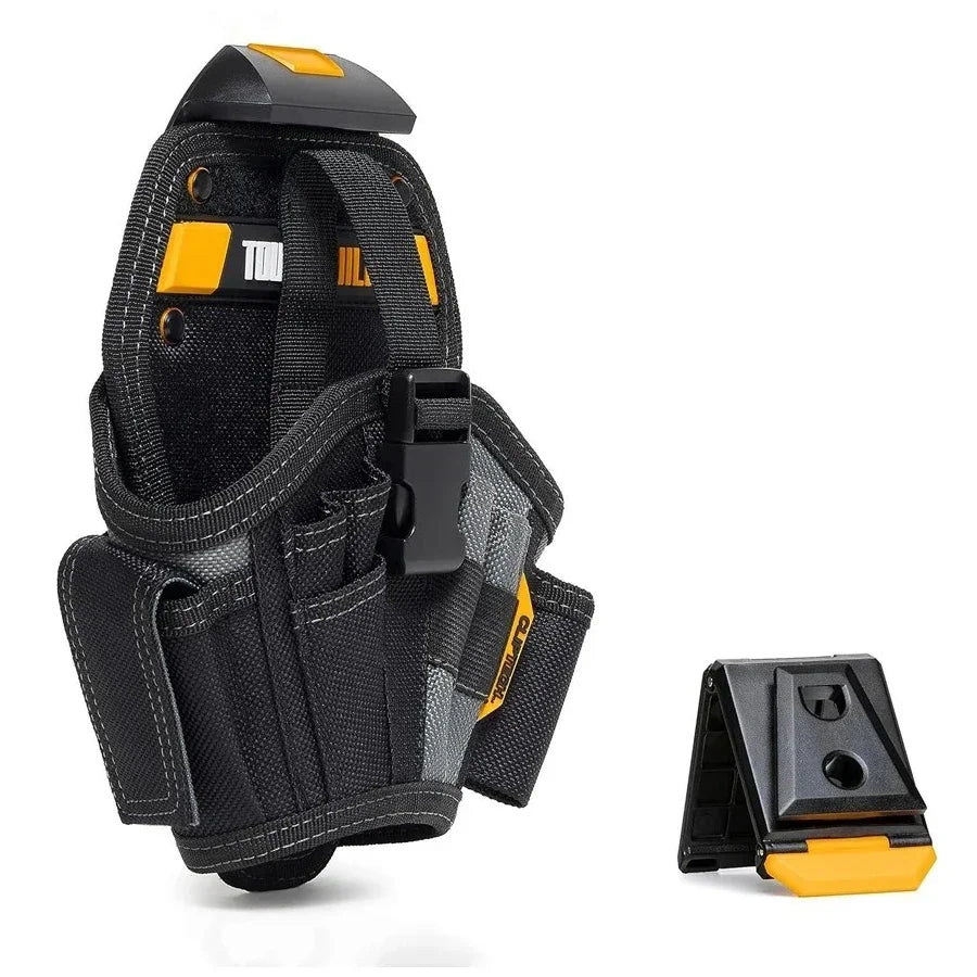 TOUGHBUILT TB-CT-20-L Large Drill Holster - Heavy-Duty Tool Belt Pouch for Cordless Drills