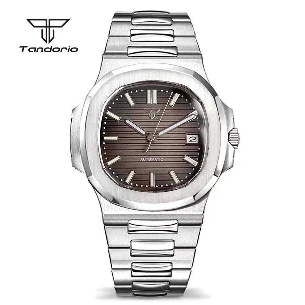 Tandorio Square Automatic Watch - Sapphire, Lume, NH35