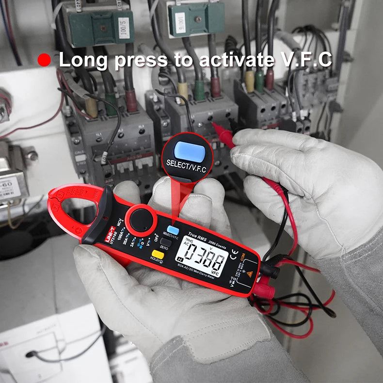 UNI-T UT210E/UT210D Digital Clamp Meter | AC/DC Ammeter | True RMS Multimeter for Electricians & HVAC