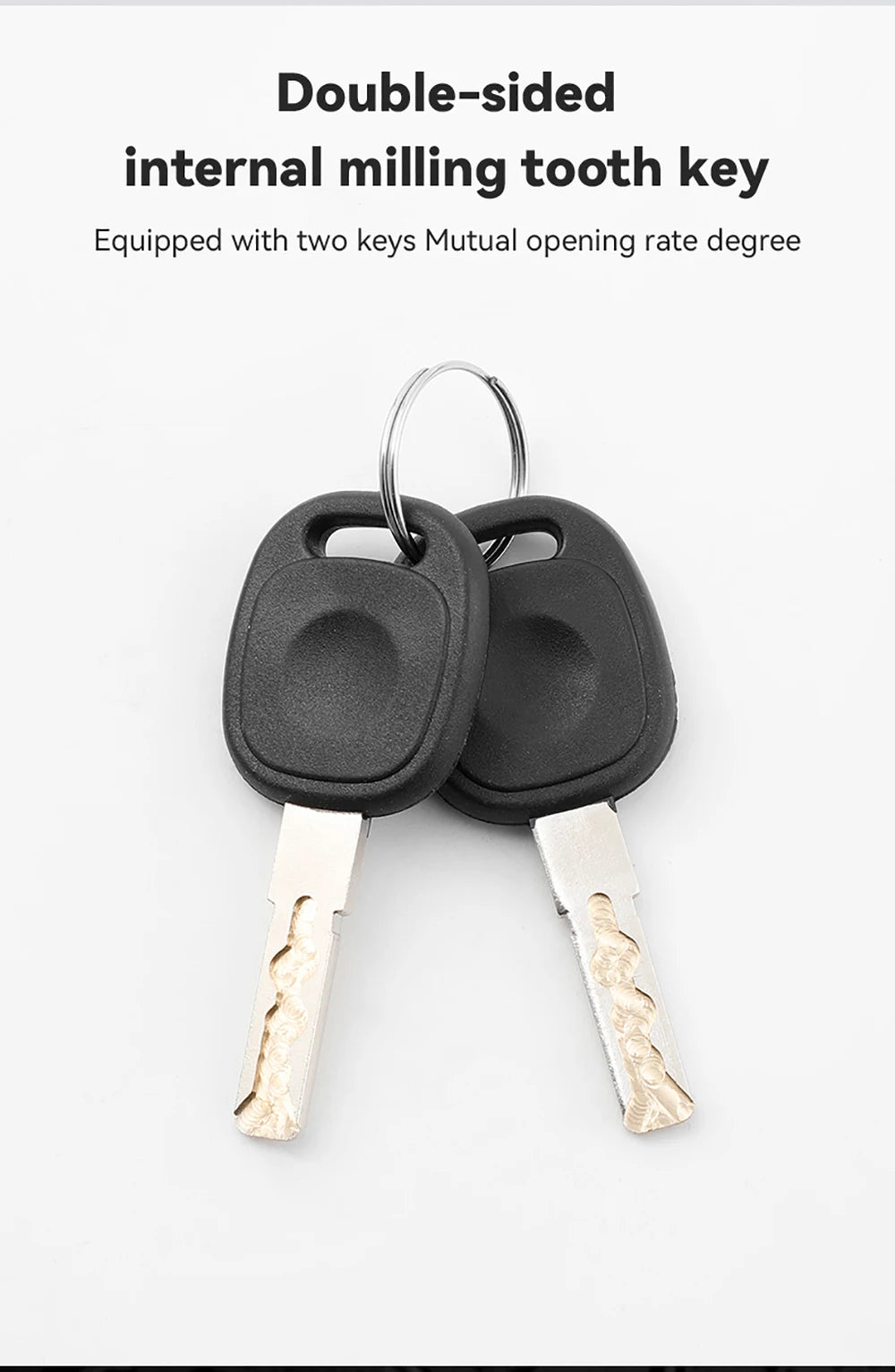 Motorcycle Alarm Disc Lock - 110dB Anti-Theft Security Padlock