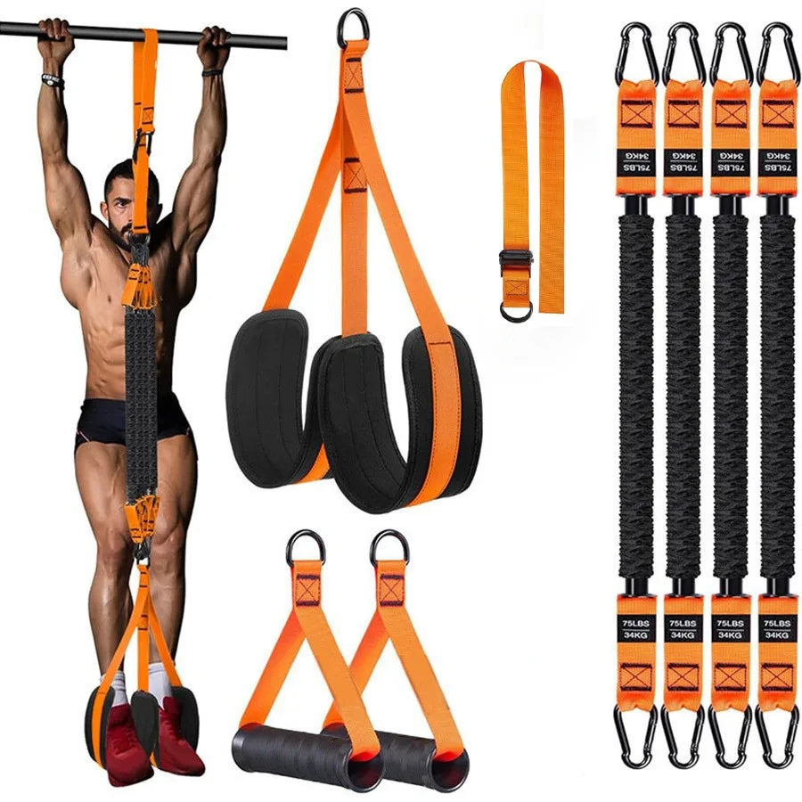 Pull Up Assistance Bands Set - Resistance Straps for Training & Stretching