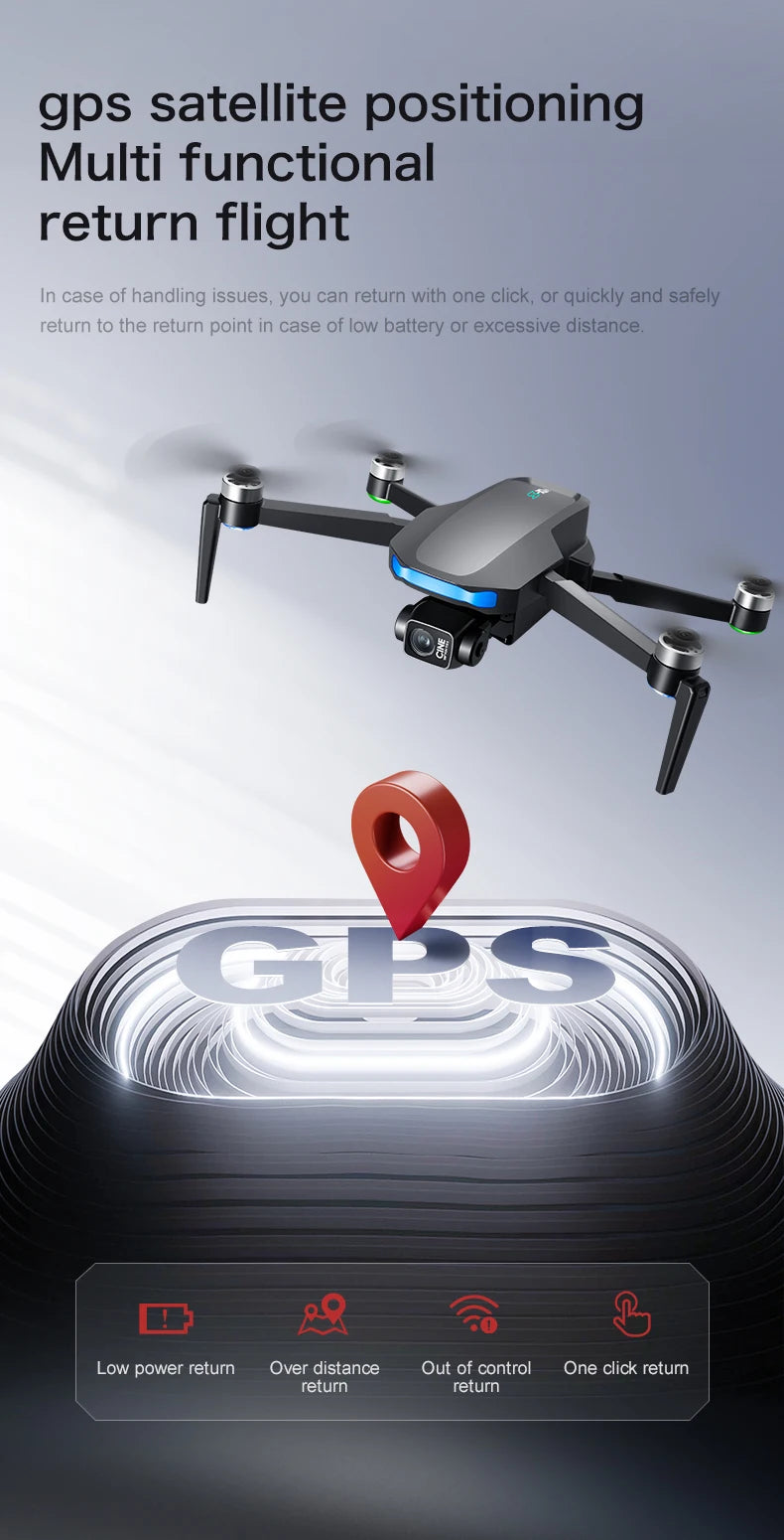 S-X1 MAX GPS Drone with 4K Camera & 3-axis Gimbal | Max Flight